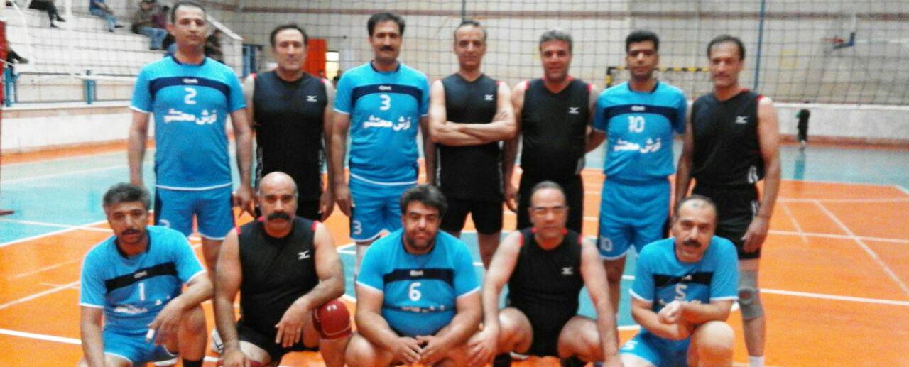 شهدای فین قهرمان والیبال جام رمضان 95 